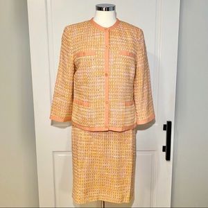 Sandra Vintage Skirt & Jacket Suit Set Size 8